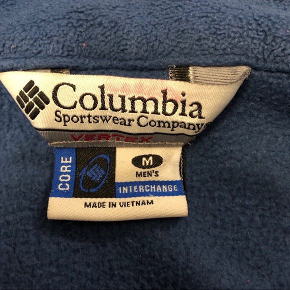 Columbia Blue Interchange Core Fleece Jacket - Picture 5 of 6